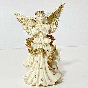 Vintage Traditional Angel Praying Figurine Candle Holder